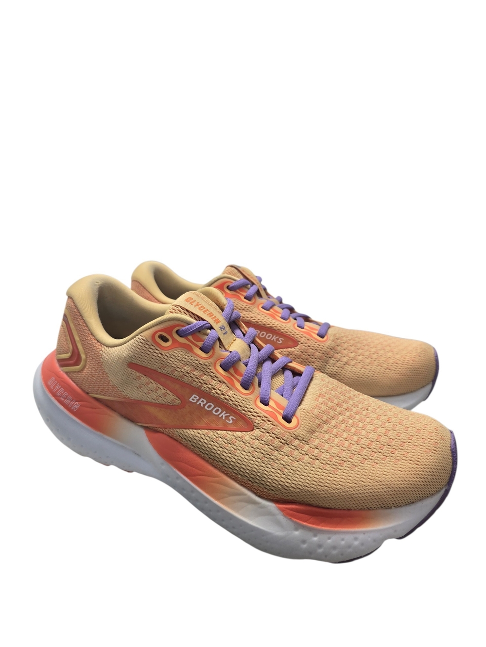 Brooks Glycerin 21 Women's Peach & Coral Sneakers Size 9